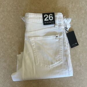 NWT Joe's Jeans Women's White High Rise Straight Crop Jeans size 26
